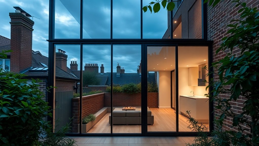 Glass Extension Walls Staines-upon-Thames